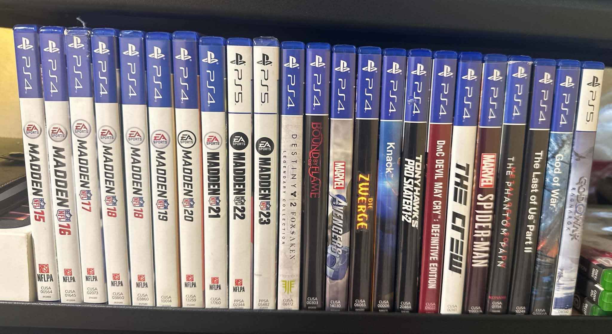 Վաճառվում են playstation դիսկերի մատչելի գներով