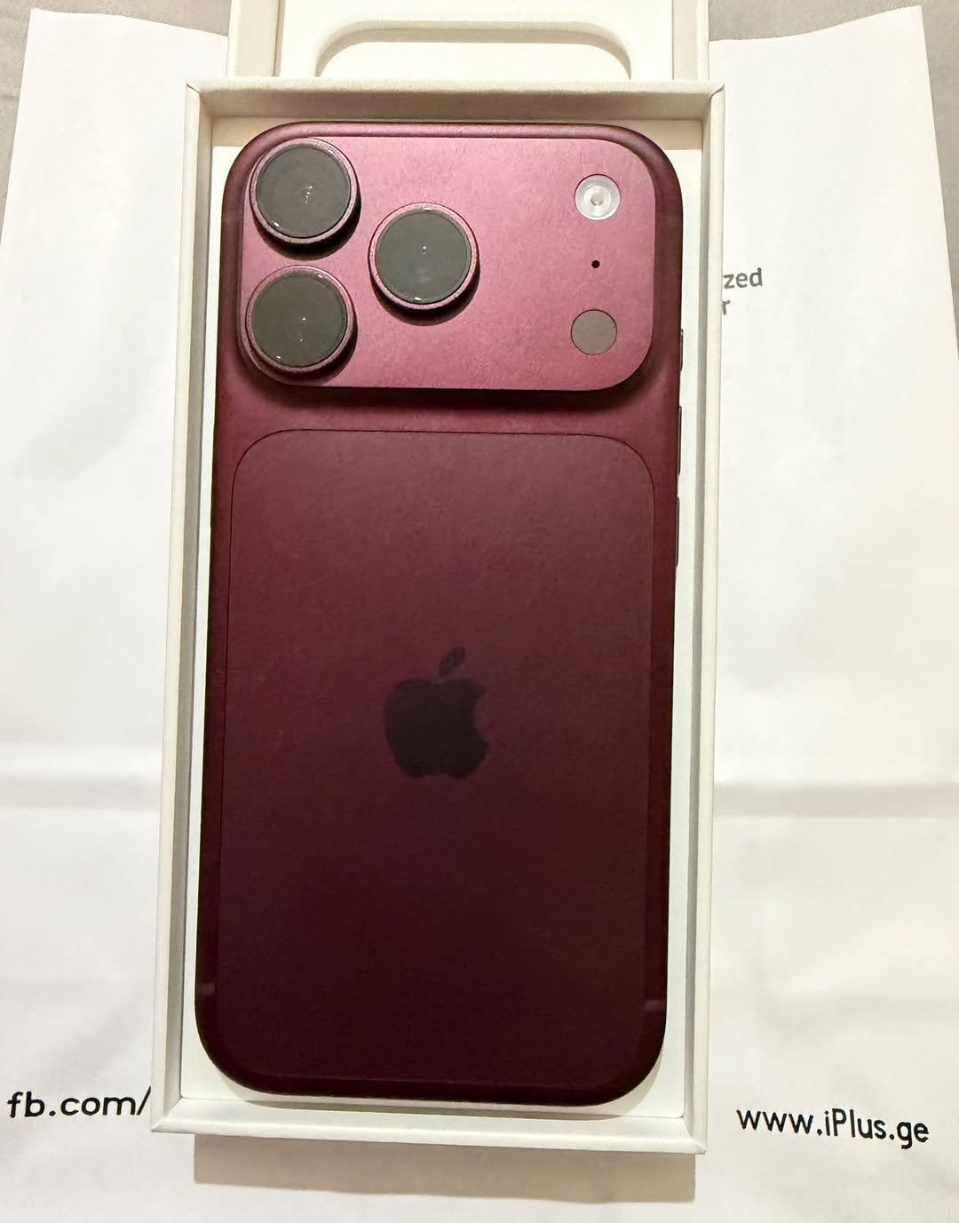 iPhone 18 Pro 256GB, bought 2 hours ago