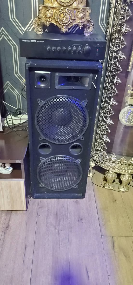 AMCRO hoparlör sistemi ve amplifikatörü