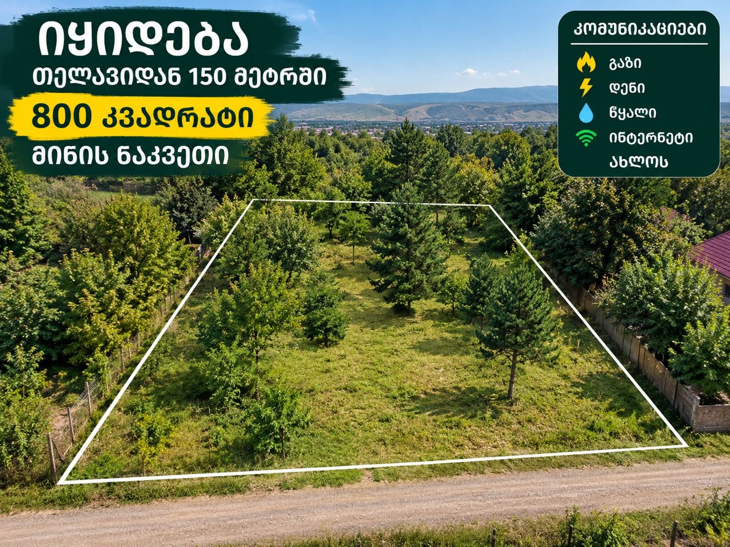 Torpaq sahəsi, Telavi