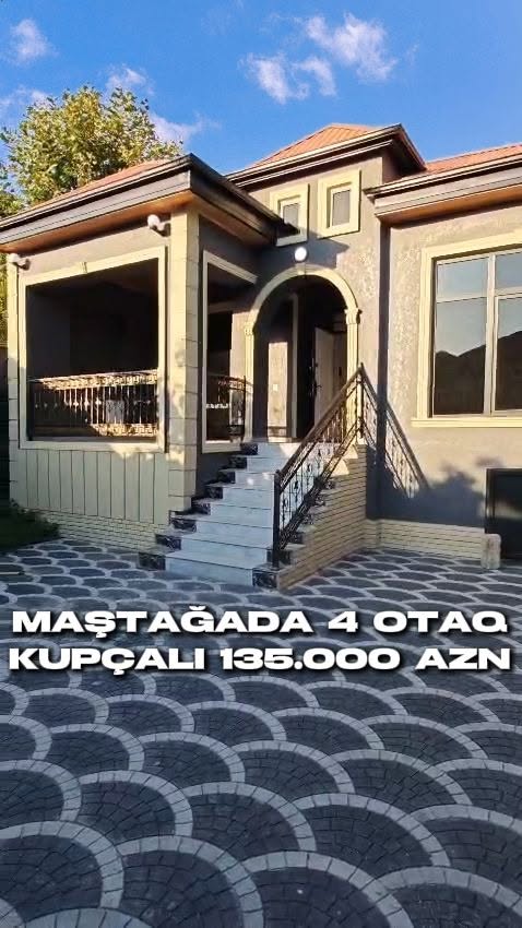 Maştağada 4 otaqlı ev satılır