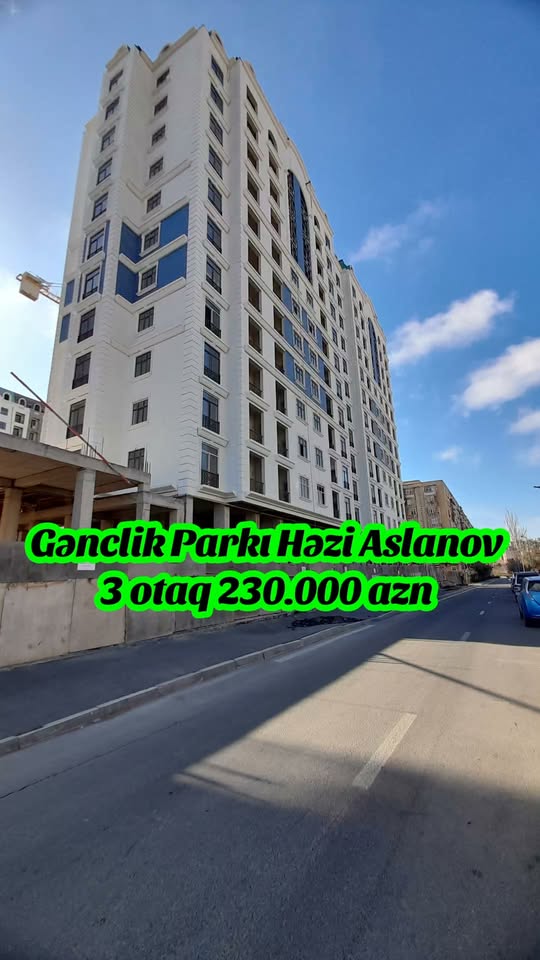 3 սենյականոց բնակարան վաճառվում է, Բաքու — 230,000 ₼
