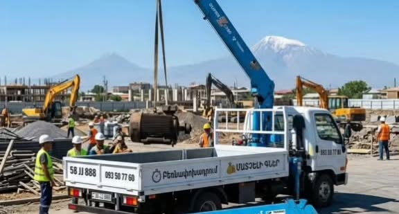 #ՄԱՆԻՊՈՒԼՅԱՏՈՐԻ 🏗️ #Շինանյութերի տեղափոխում 📦 #Ծանր