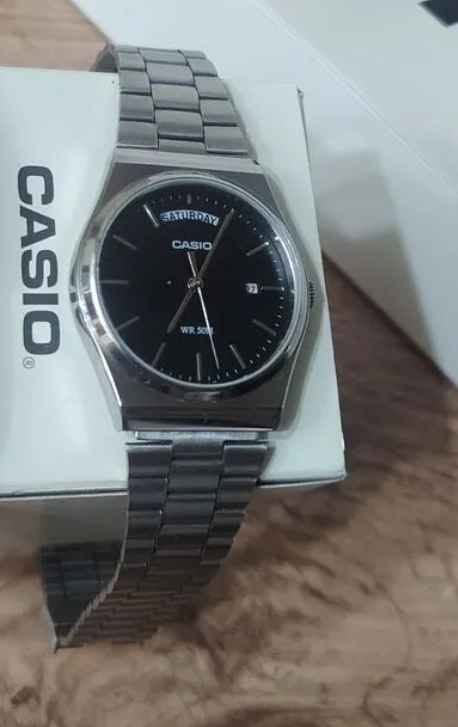 Yeni Casio qolsaat, metal bilərzik