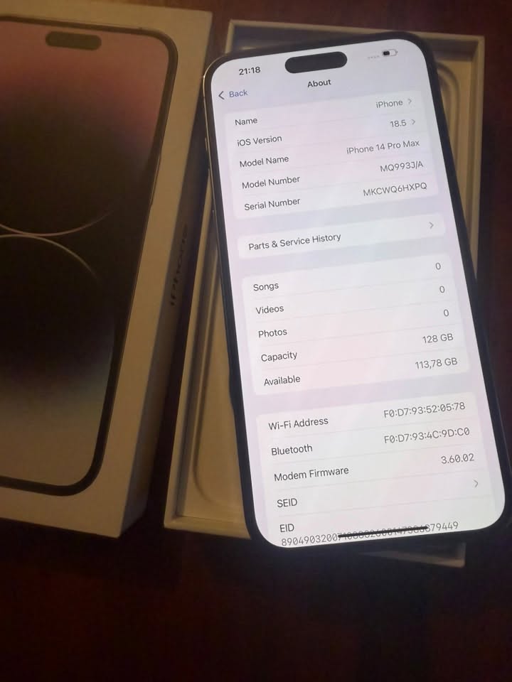 iPhone 14 Pro Max 128GB, well kept