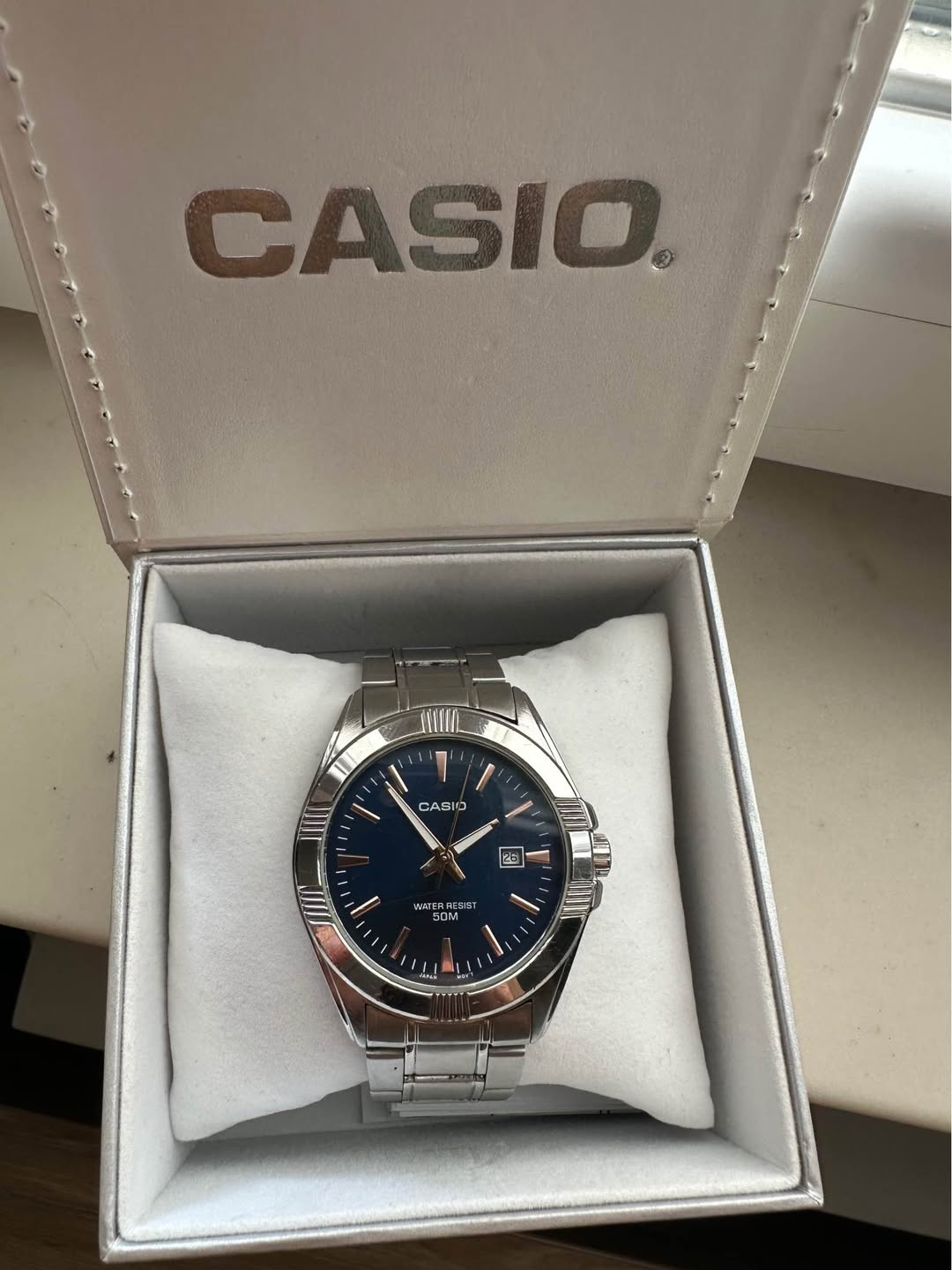 Casio MTP-1308 კაცის კვარცის საათი ლურჯი