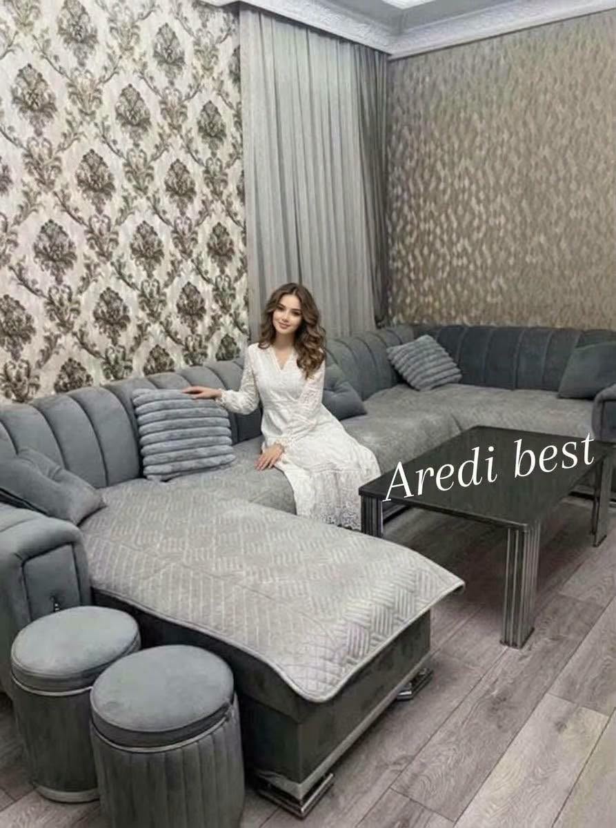 Բազմոցի ծածկոցներ սիլիկոնե հատիկներով, 3 և 4 կտոր