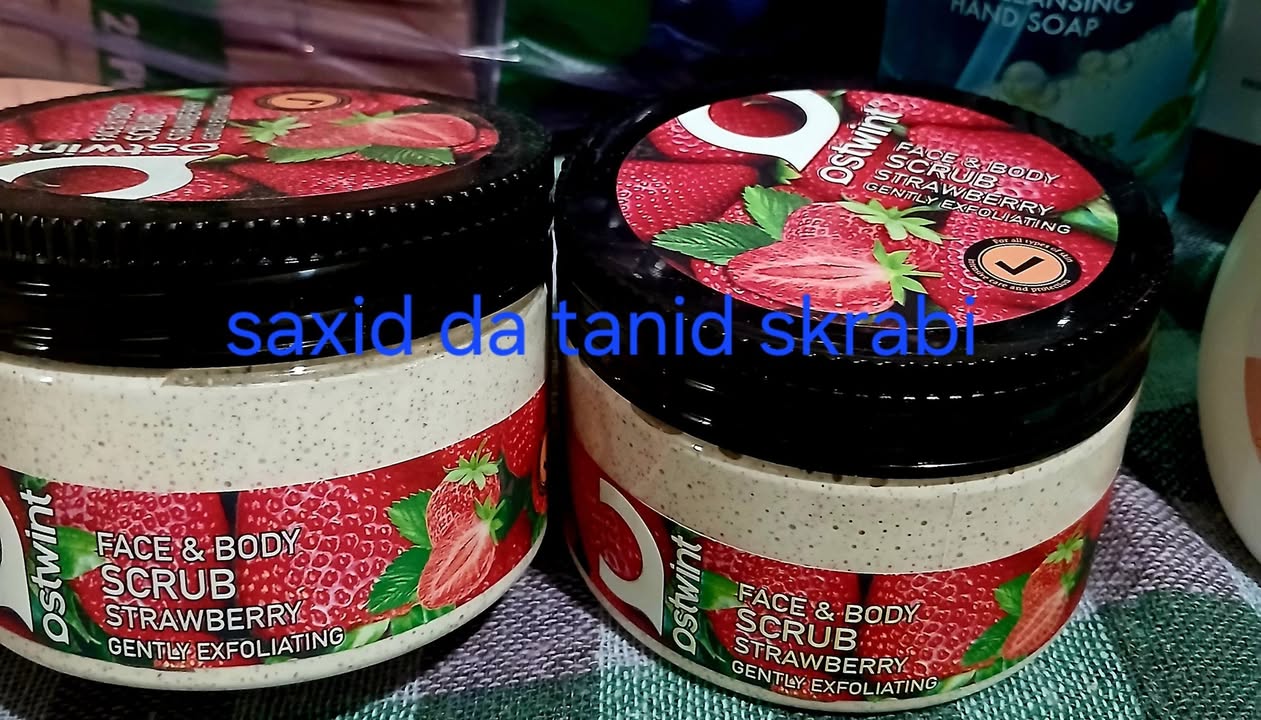 Ostwint strawberry face and body scrub