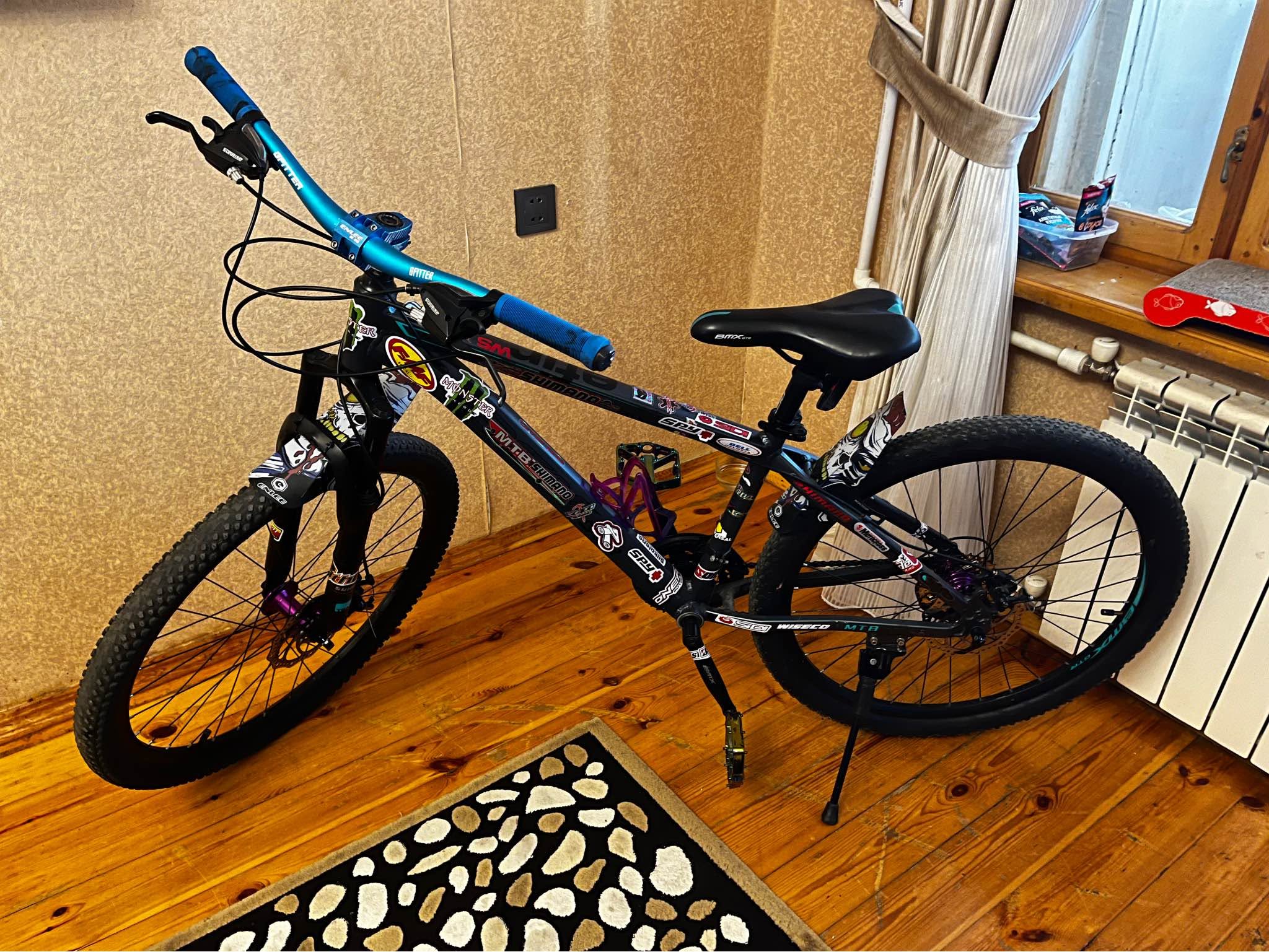 BMX 26 bicycle, new parts