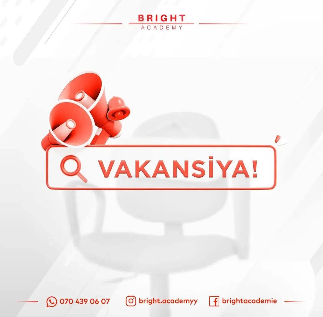 📌 Bright Academy ingilis, rus və