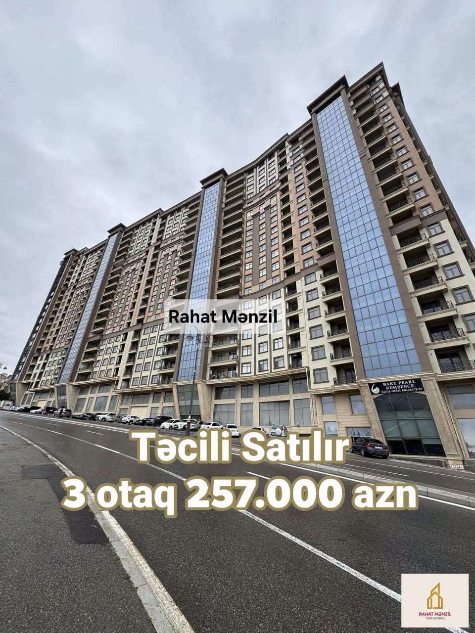 3-room apartment for sale, Baku — 257,000 ₼