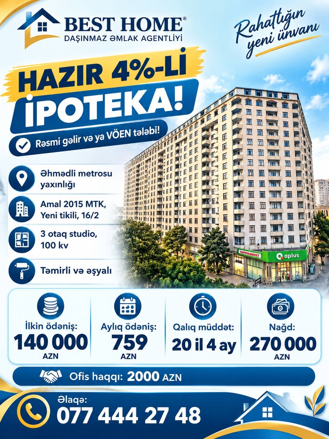 Saray qəsəbəsi, 20 sot torpaq sahəsi