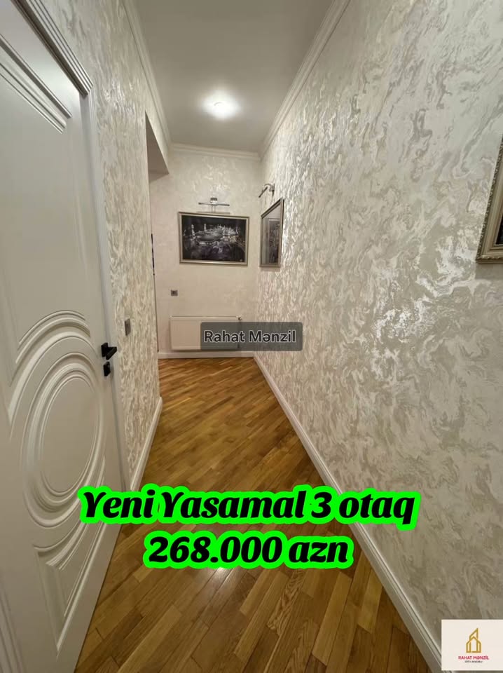 3-комнатная квартира продается, Баку — 268,000 ₼