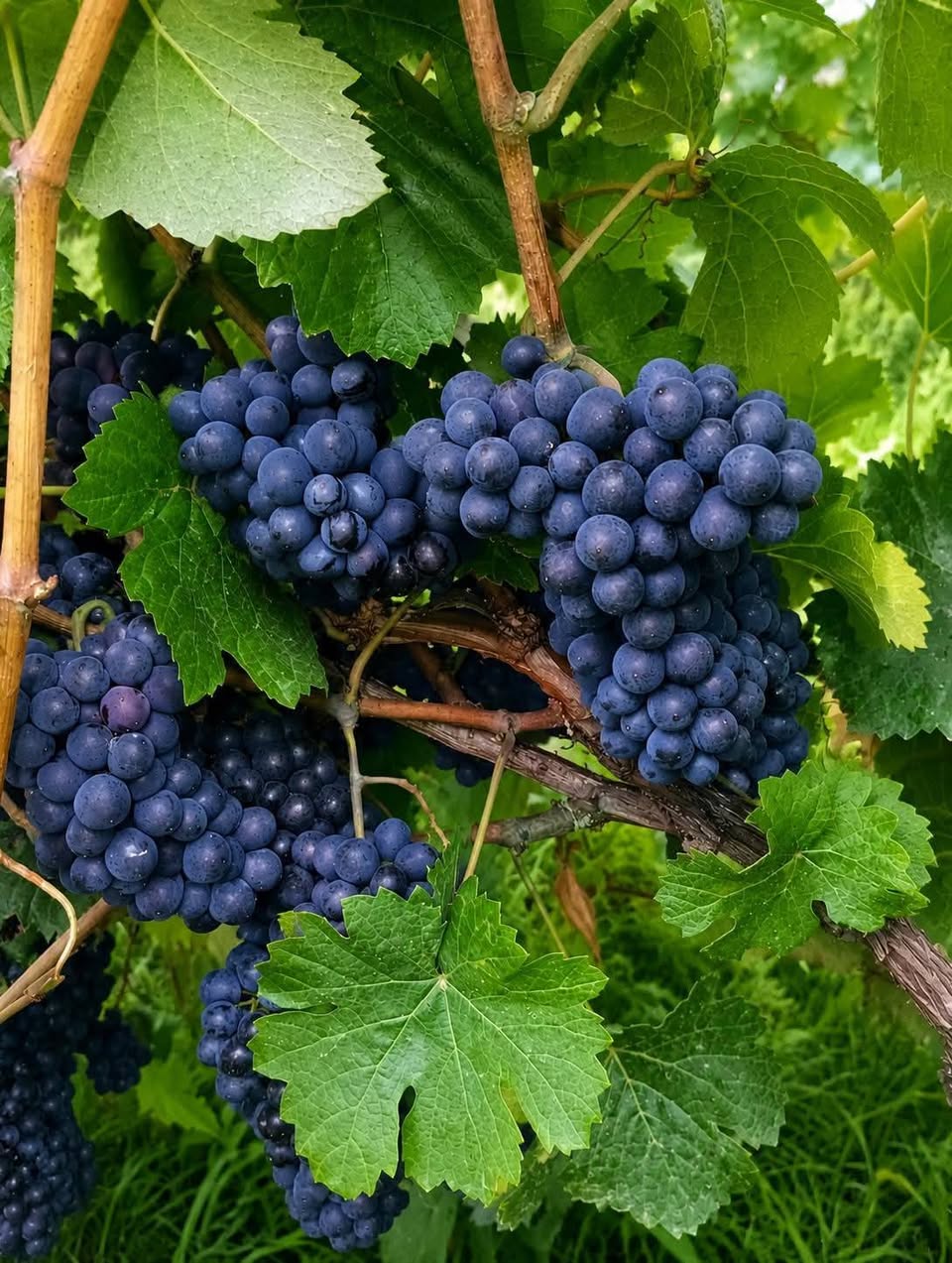Mixed grapes are sold in the Khashuri district. Isabella — 1.5₾