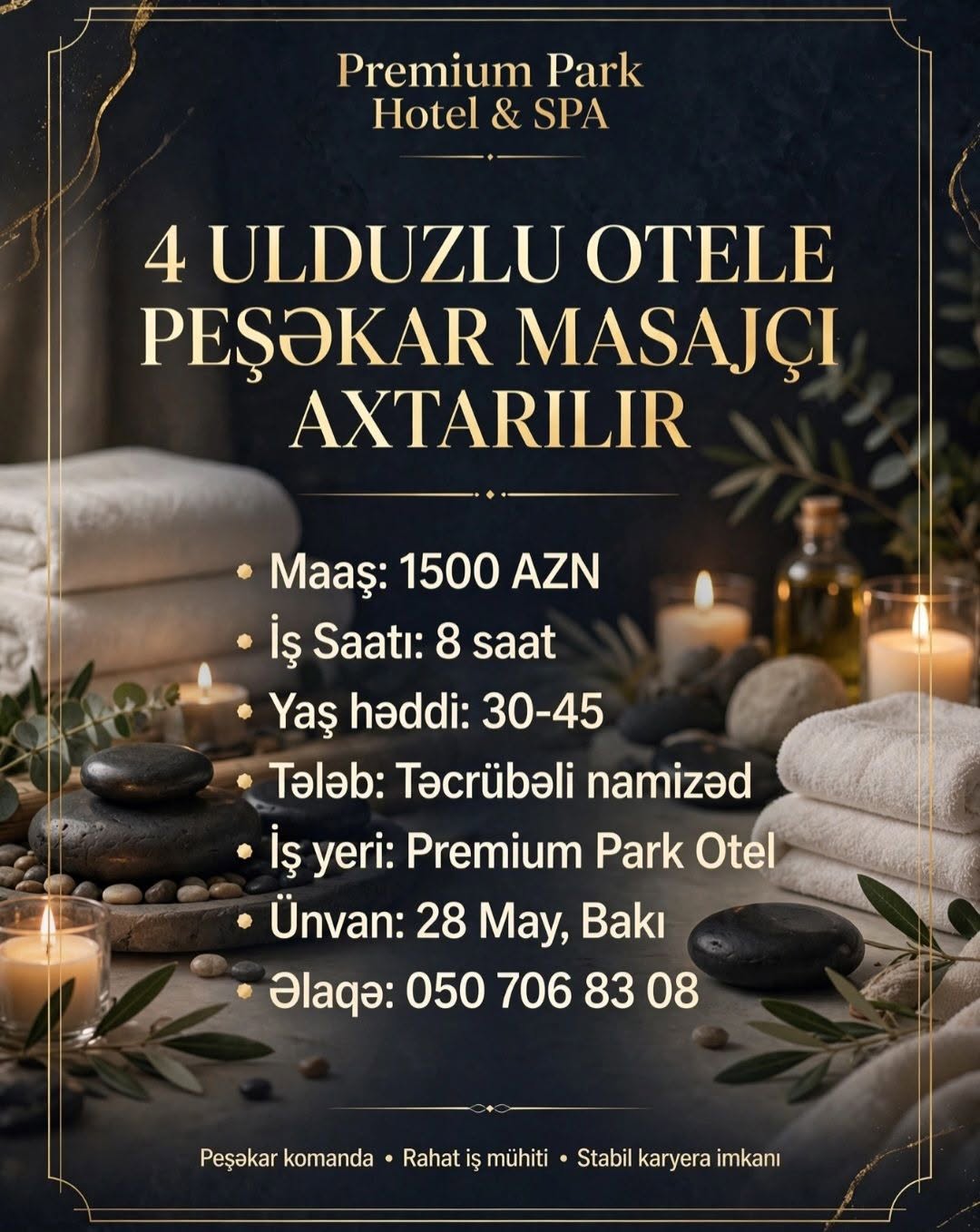 Job announcement — 1,500₼