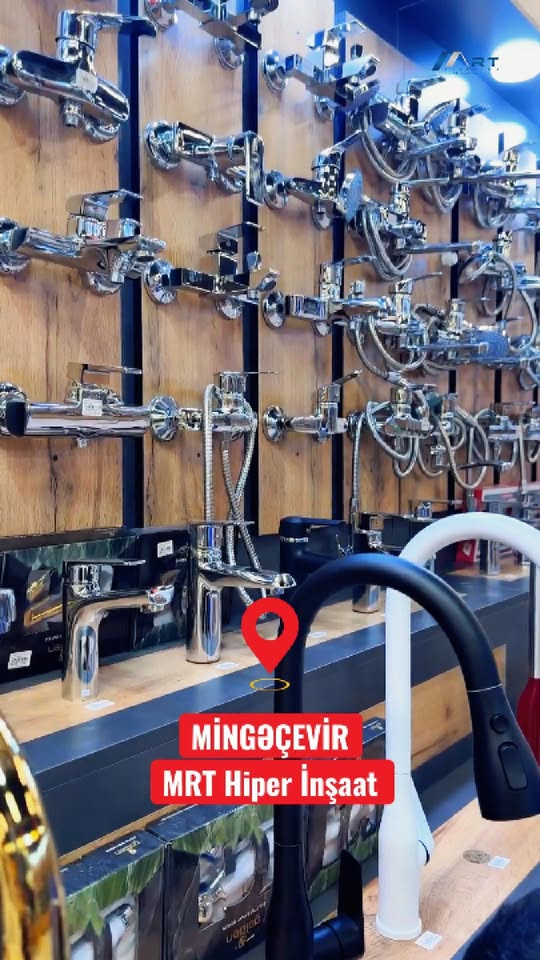 Shower mixers at MRT Hiper İnşaat