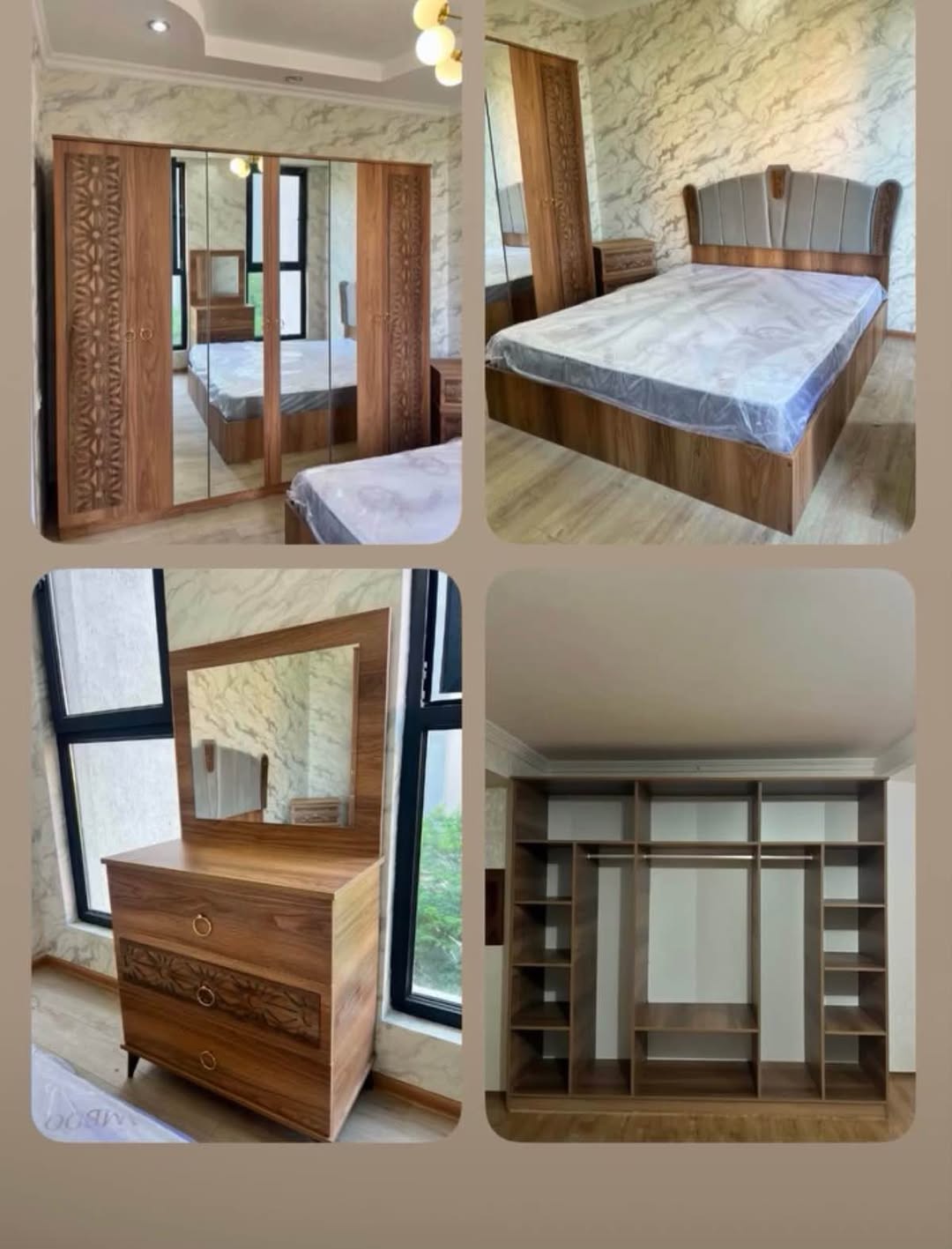 Bedroom set for sale from Garderob store 240/220