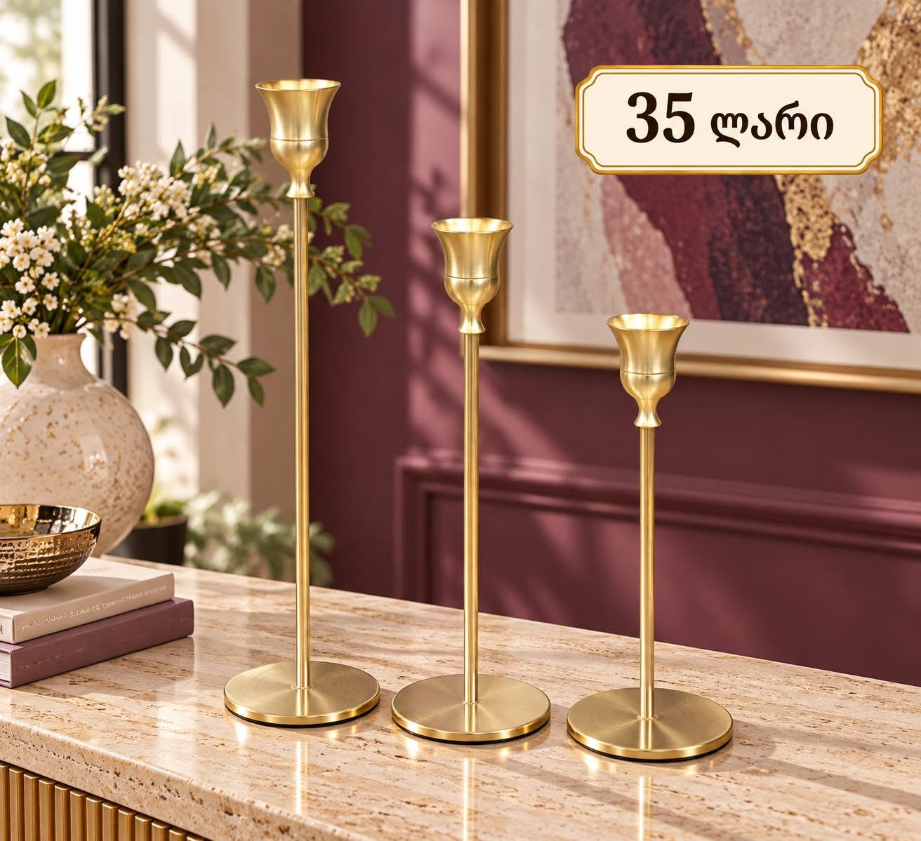 ✨ Art Deluxe გთავაზობთ! ✨ 🕯️ — 35₾