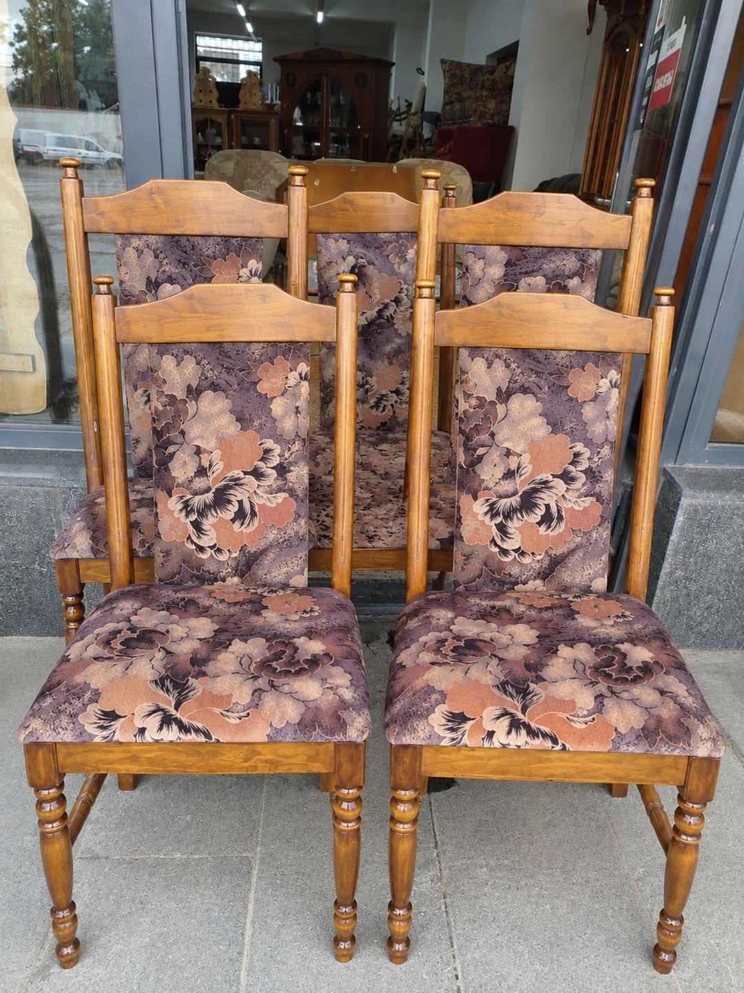 German, massive wooden chairs - high quality - 80₾
