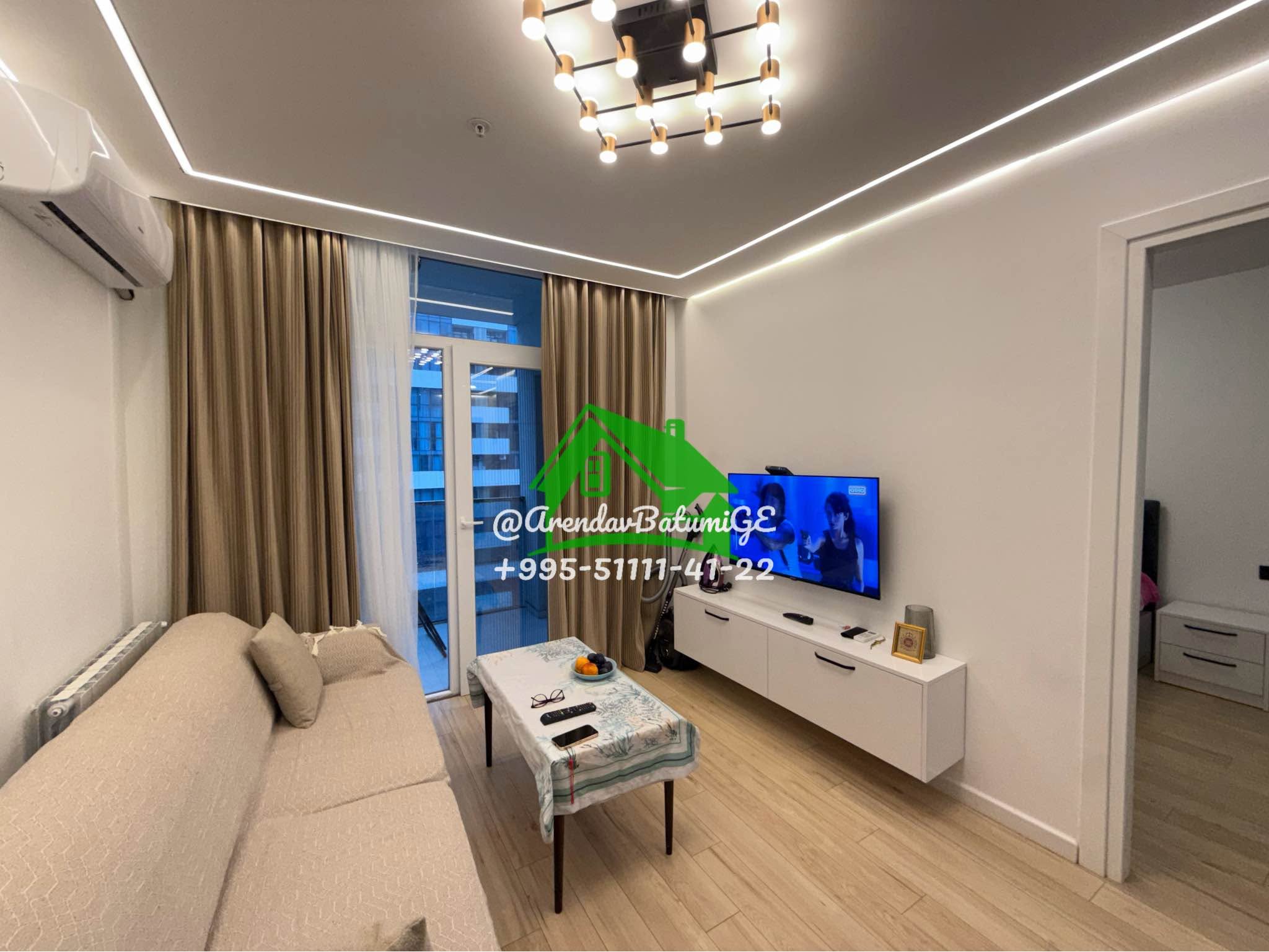 📍Батуми ул. Шартава 27 ▫️1+1▫️50 м² — 600$