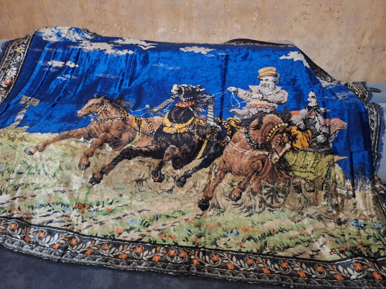 Бархатный ковёр, трёхмерный пейзаж
