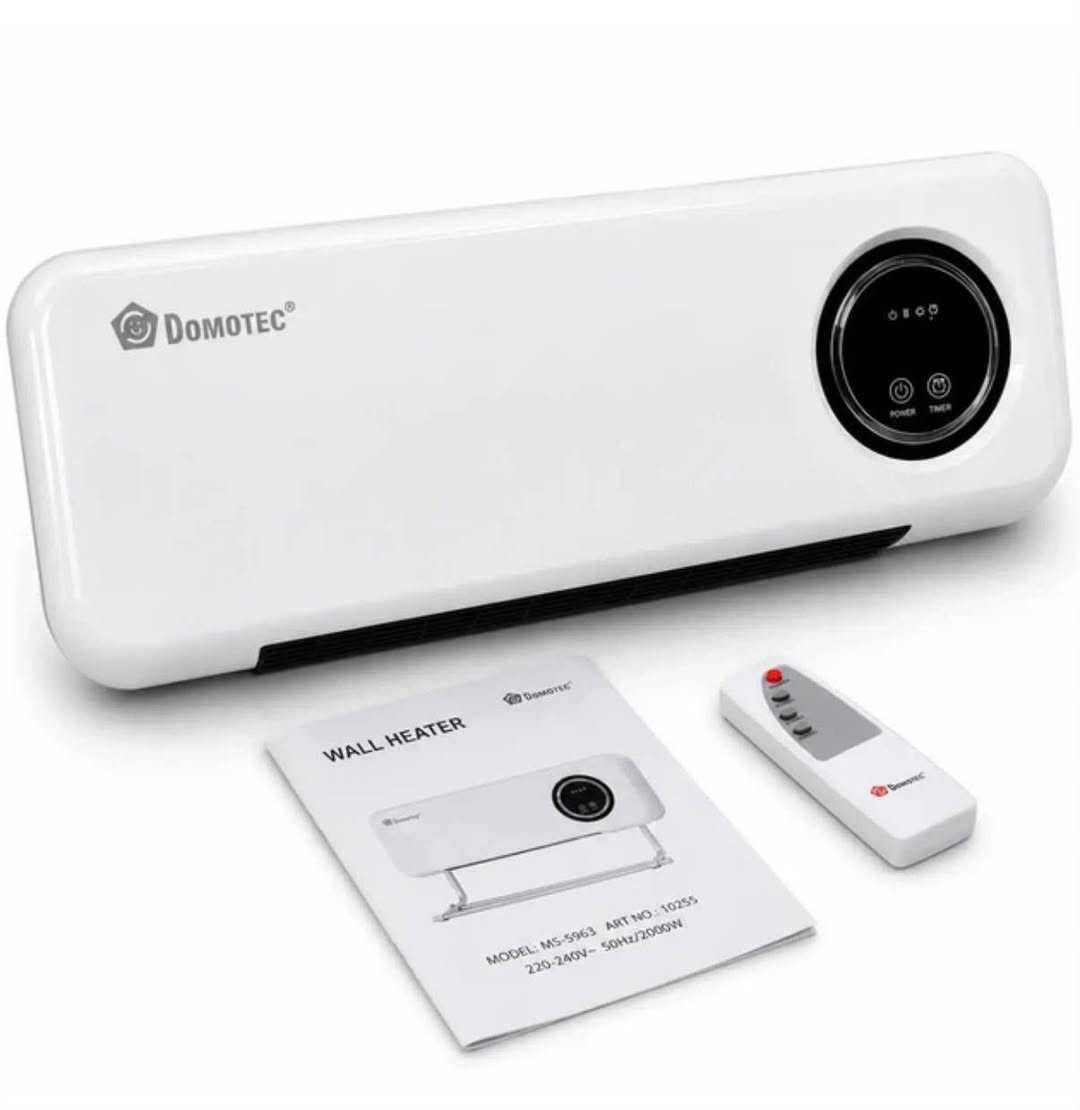 Wall heater 2000W with remote
