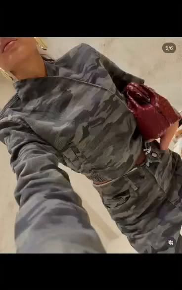 Camo jacket and cargo pants, sizes 34-38