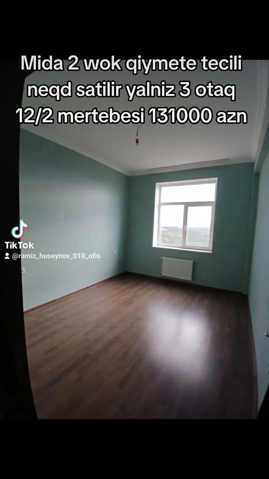3-комнатная квартира продается, Баку — 131,000 ₼