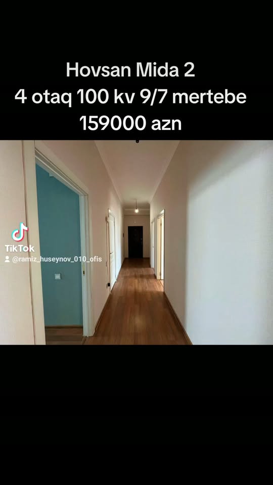 4-комнатная квартира продается, Баку — 159,000 ₼