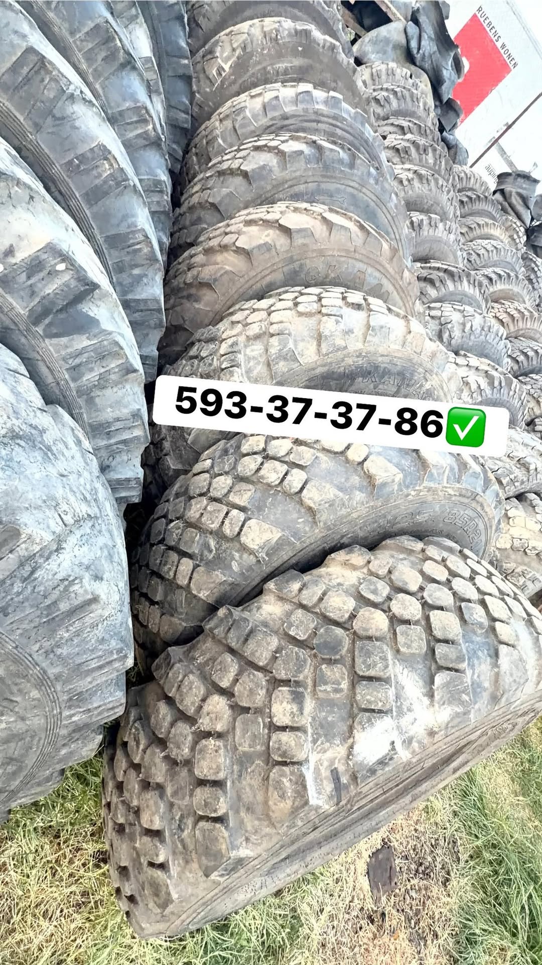 Used heavy truck tires