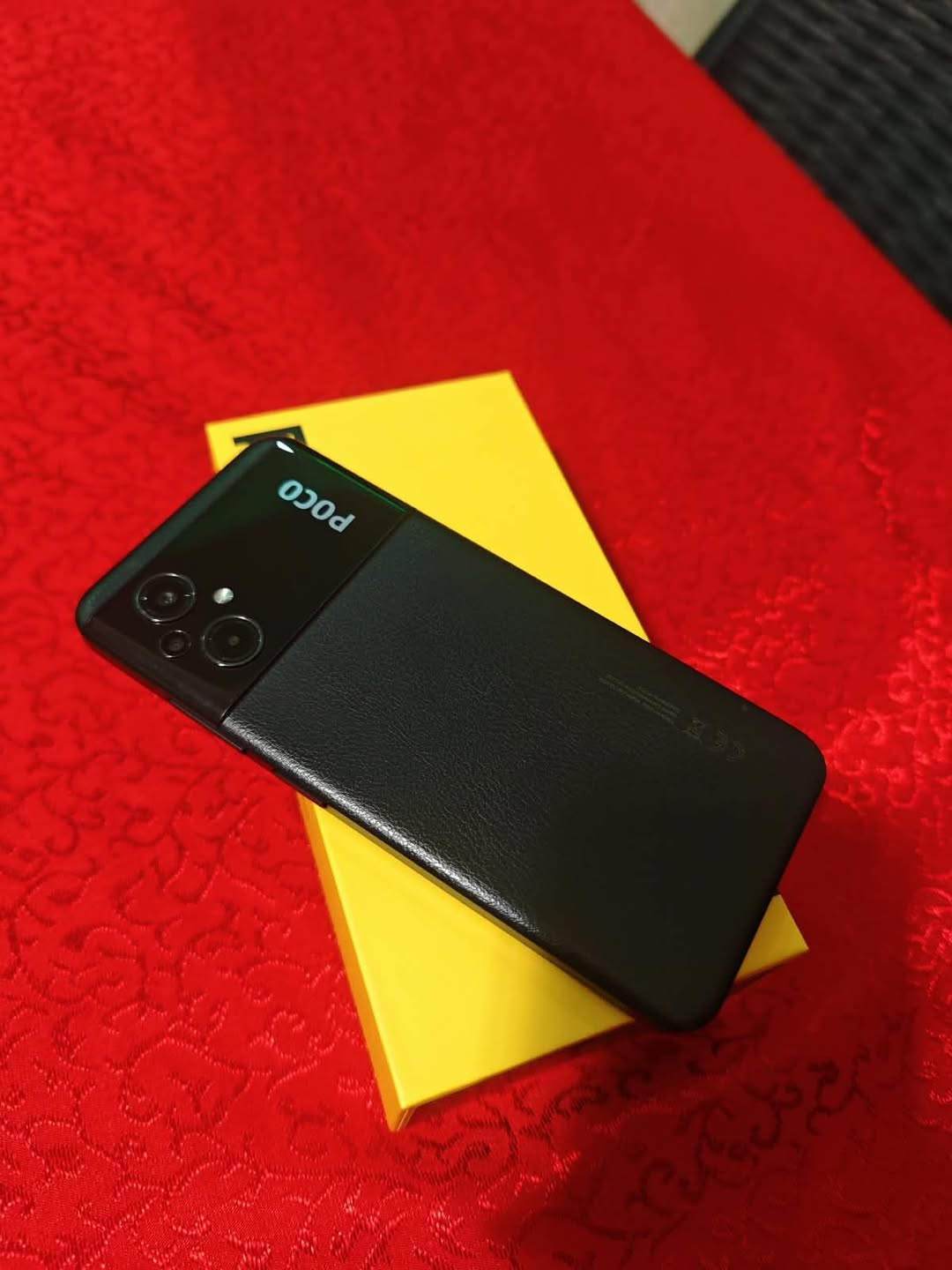 POCO black smartphone