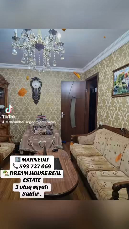 3-room house in Marneuli center — $77,000