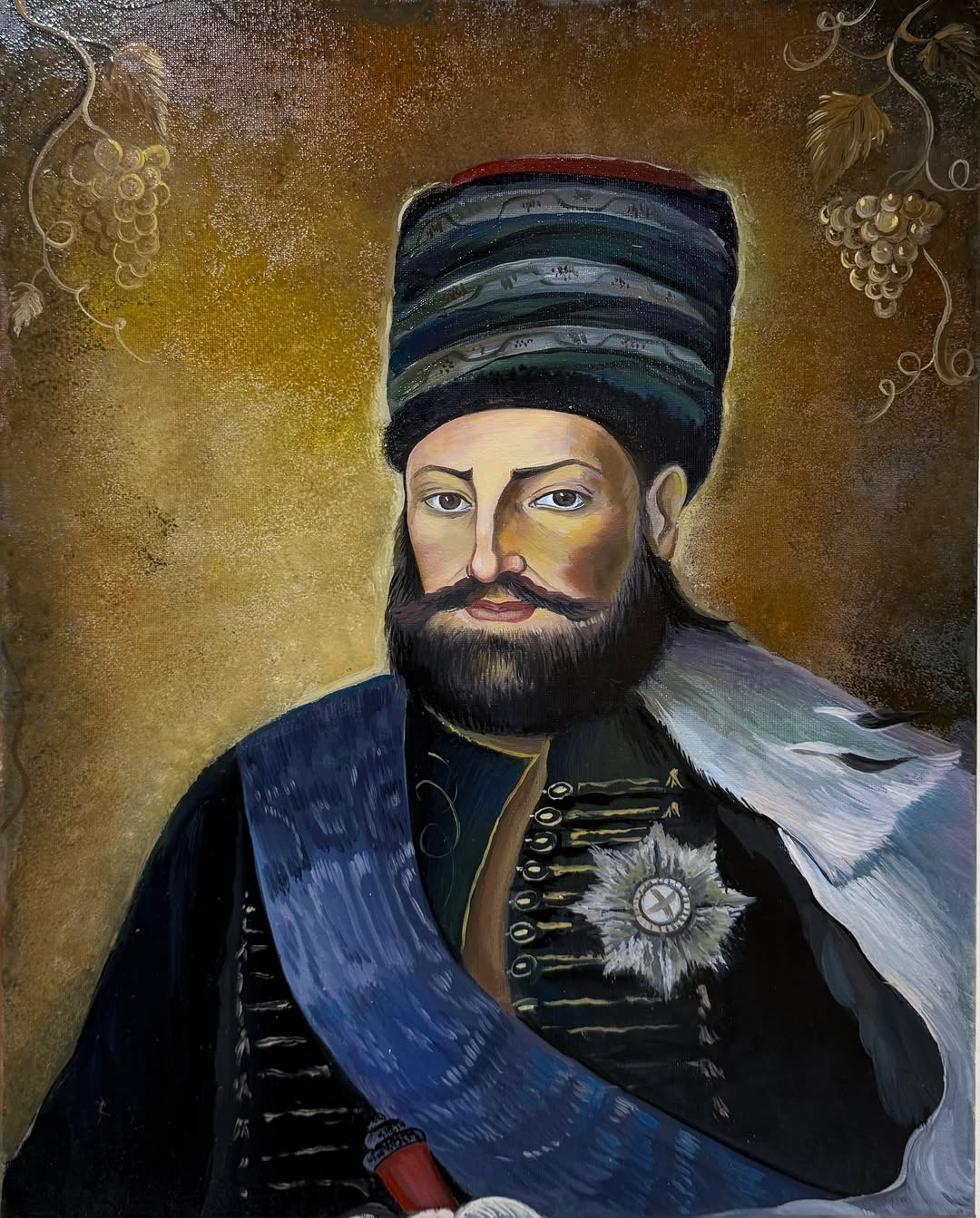 Oil portrait on canvas, 40x50 cm