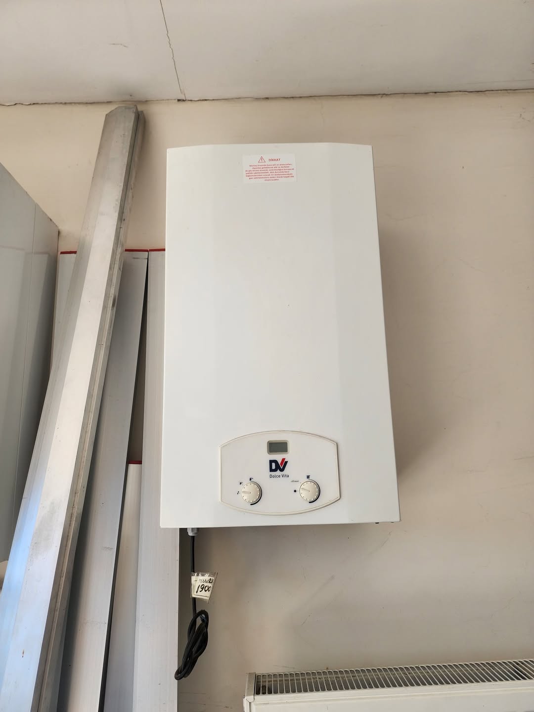 Dolce Vita gas boiler, one season