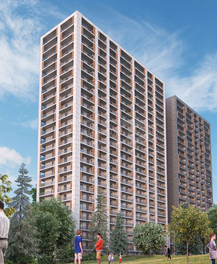 3 otaqlı mənzil satılır, Tbilisi — $105,410
