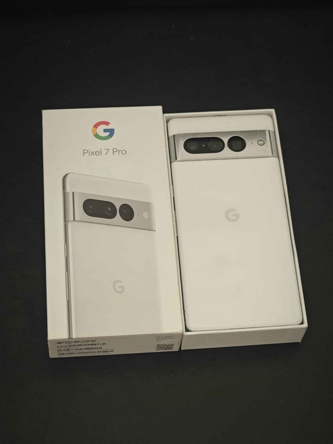 Pixel 7 pro ყუთი + კაბელი
