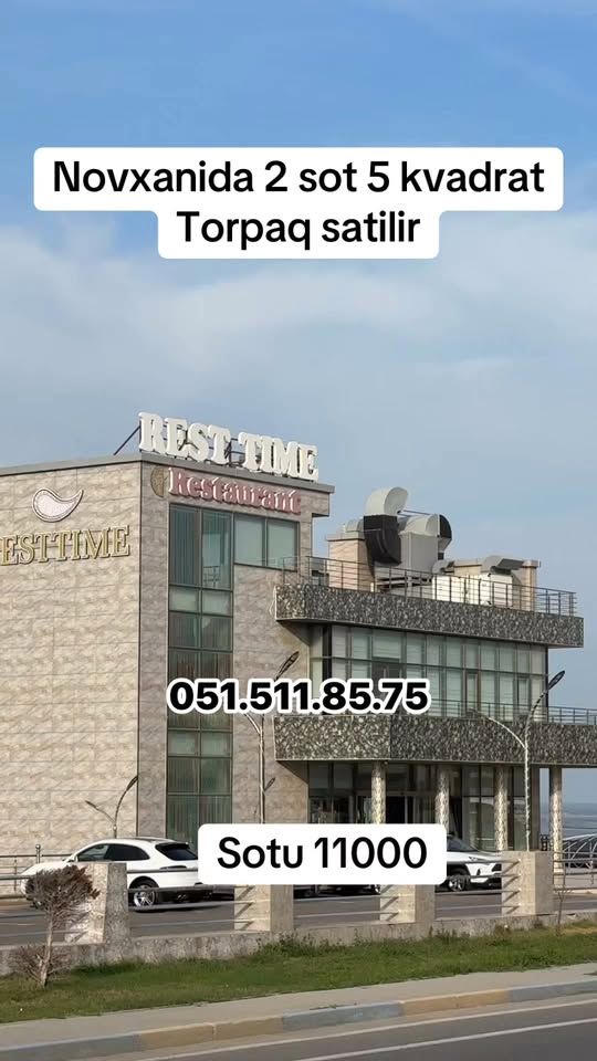 Novxanıda 2 sot 5 kvadrat torpaq
