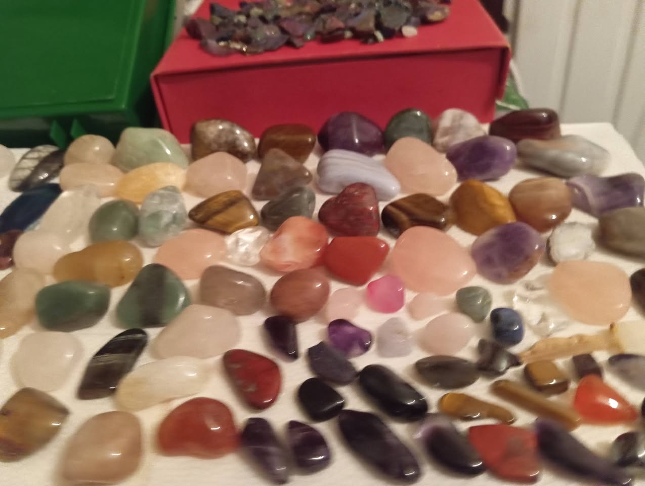 Personal gemstone and mineral collection
