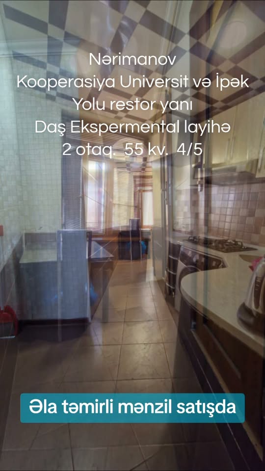 2 otaqlı mənzil satılır, Bakı