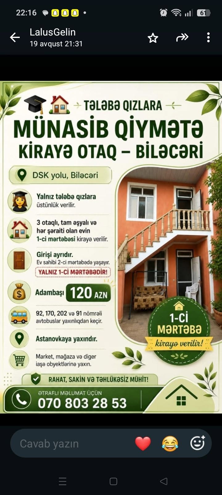 22:16 0 61 LalusGelin 19 avqust — 120₼