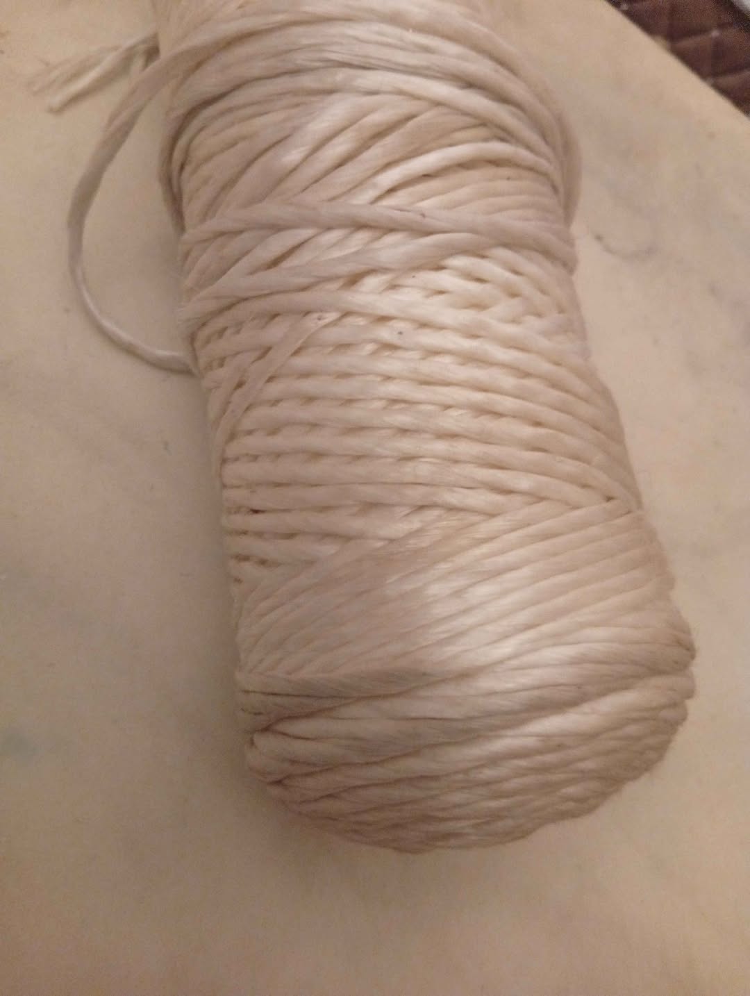 Soviet-era hemp rope coil