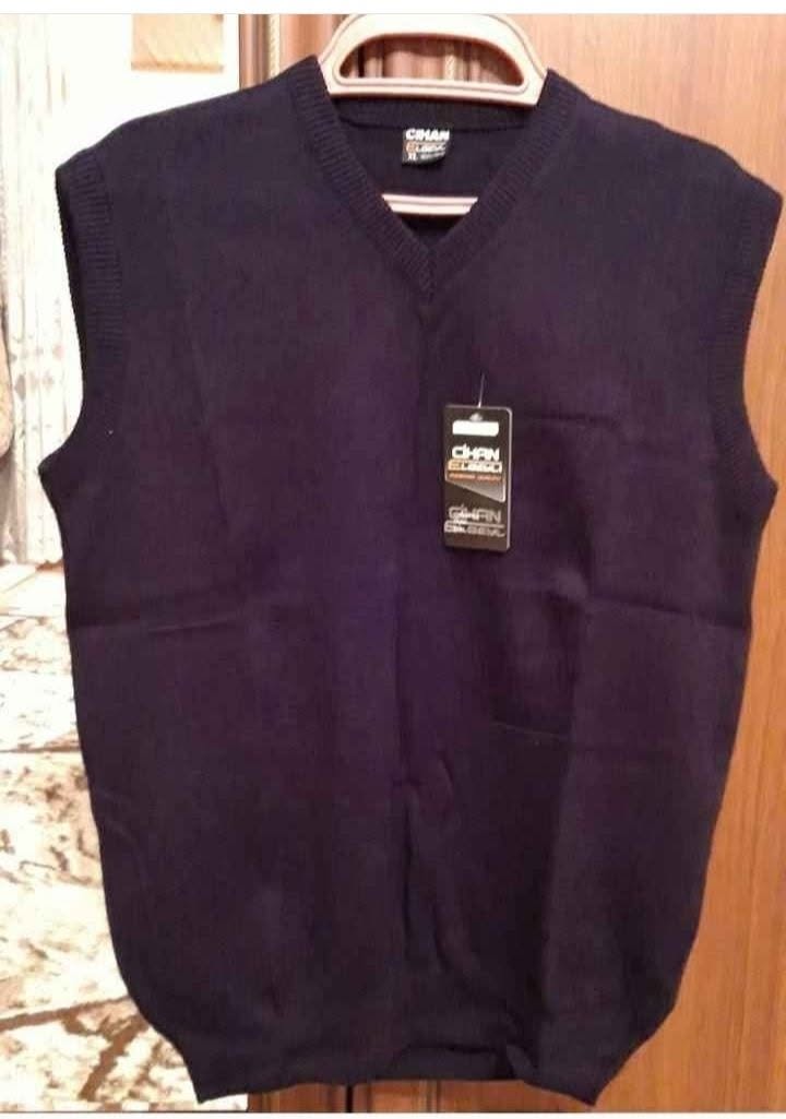 Təzə tünd göy jilet, XL