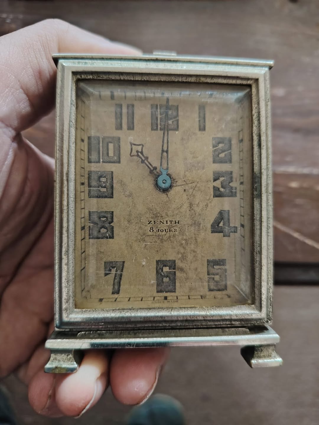 Antique Zenith 8 jours carriage clock