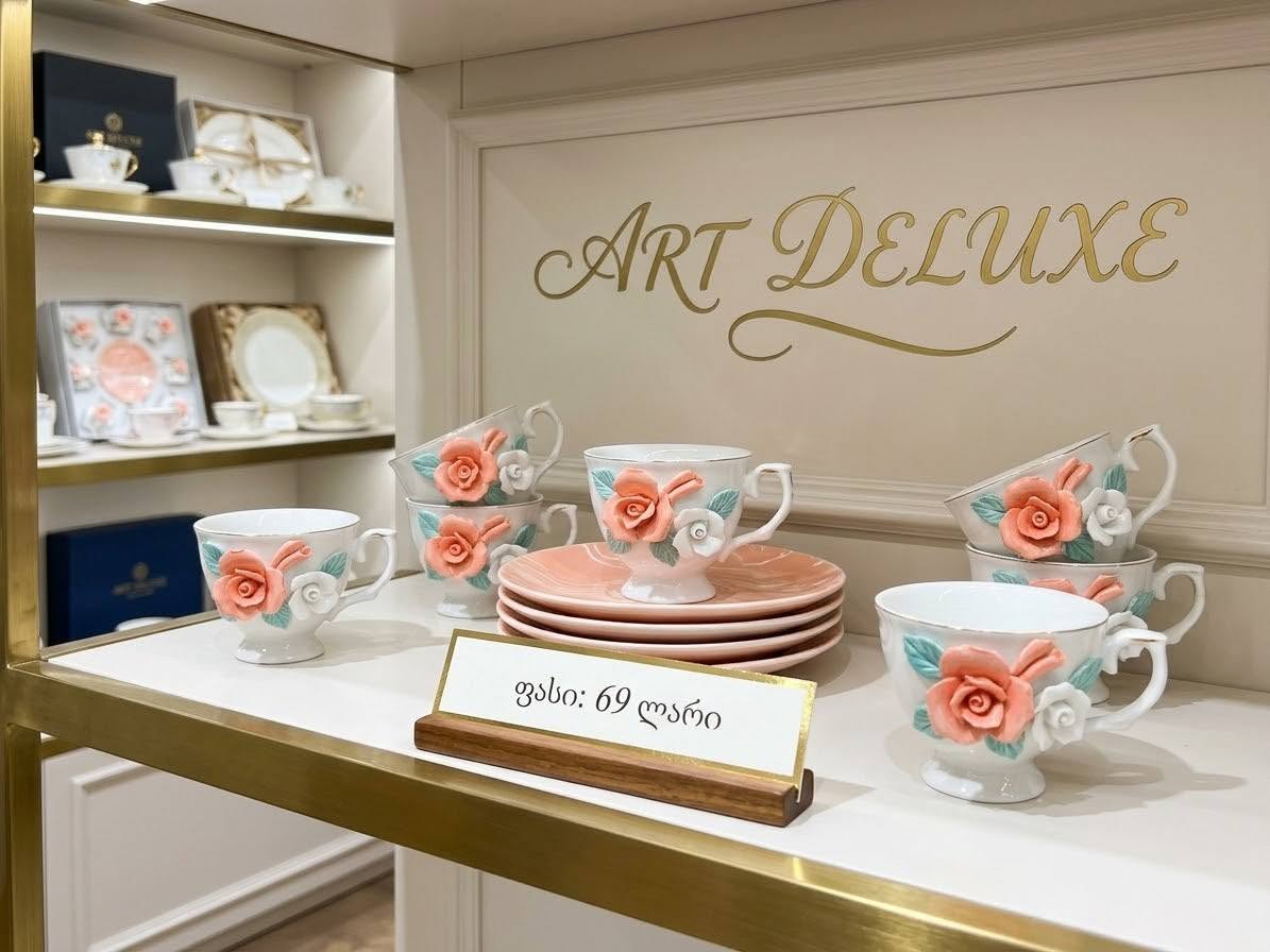 ✨ Art Deluxe'in güzel kahve fincanları