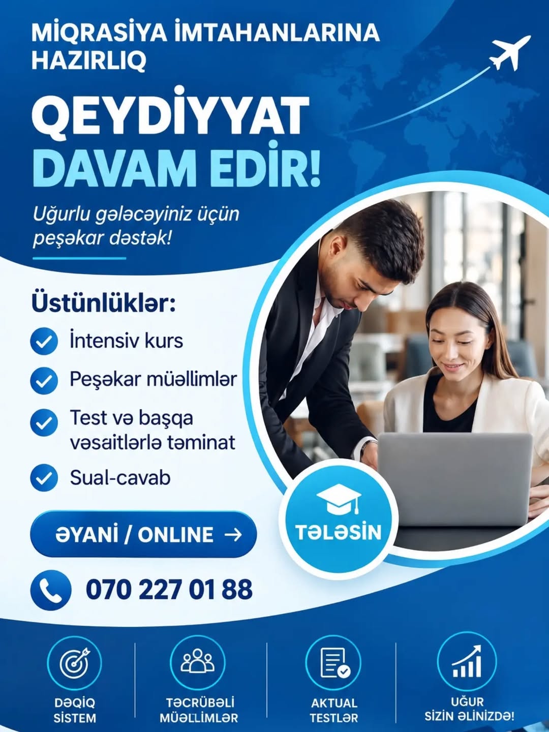 Miqrasiya imtahanlarına hazırlıq kursu