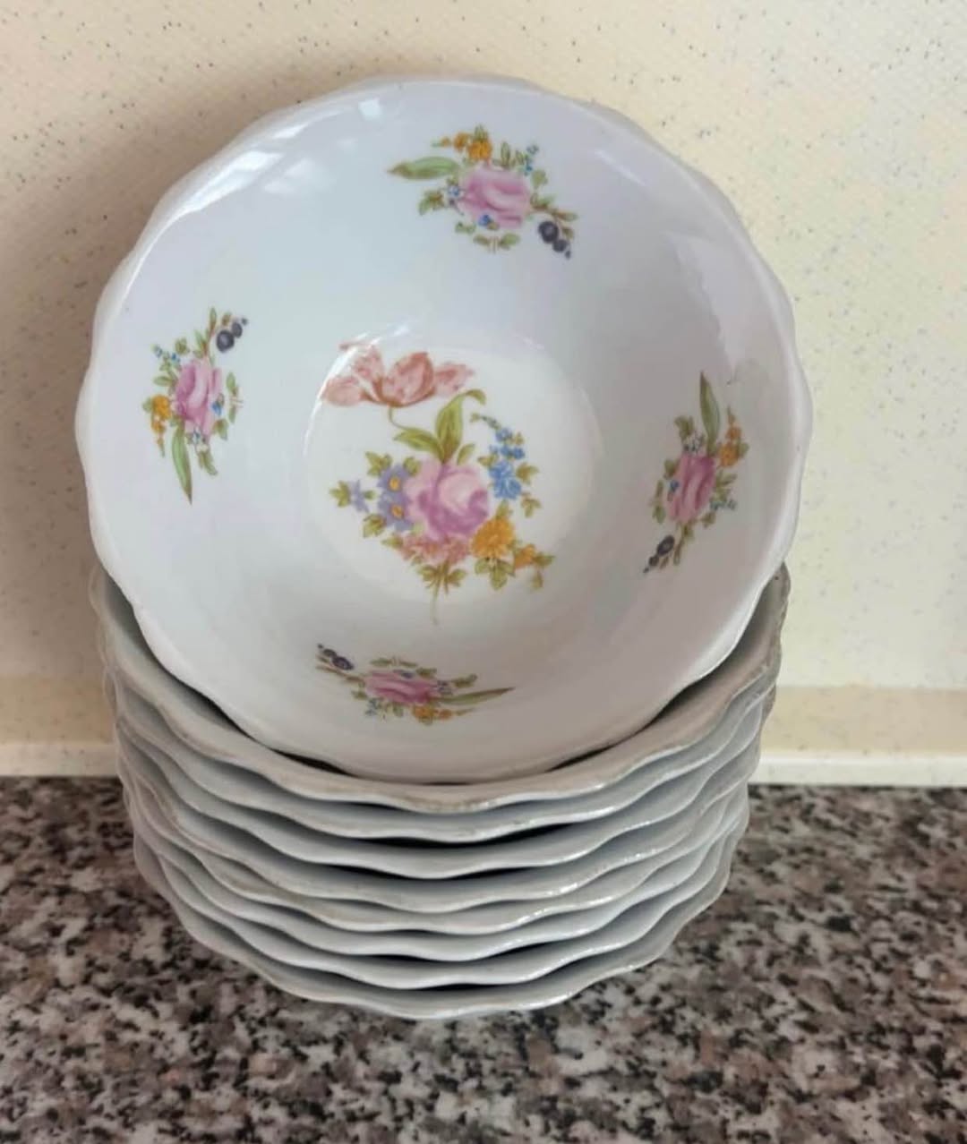 Porselen kasa dəsti, 9 ədəd