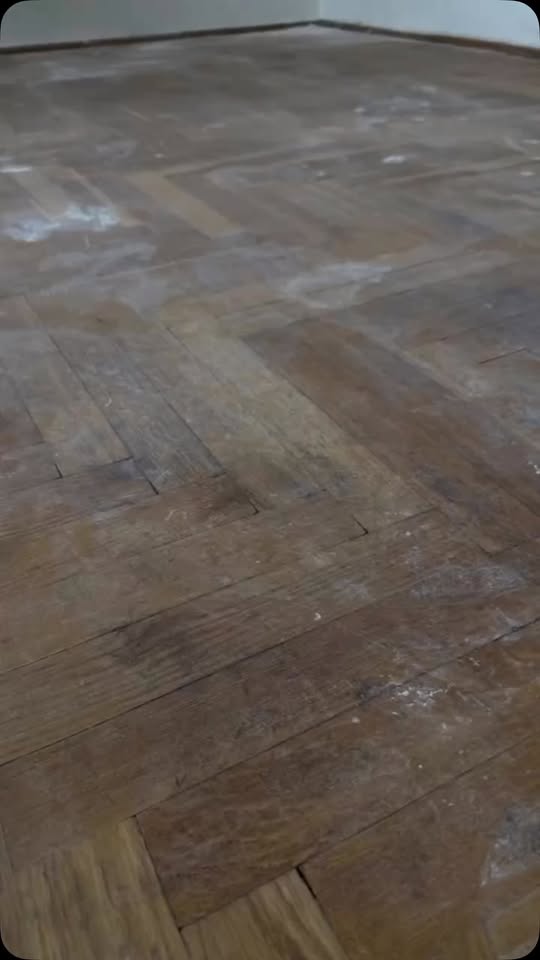ძველი ხის იატაკის სრული სტრანსფორმაცია 🤩
