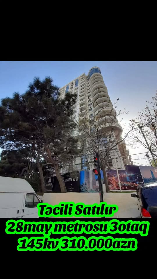 3-комнатная квартира продается, Баку — 310,000 ₼