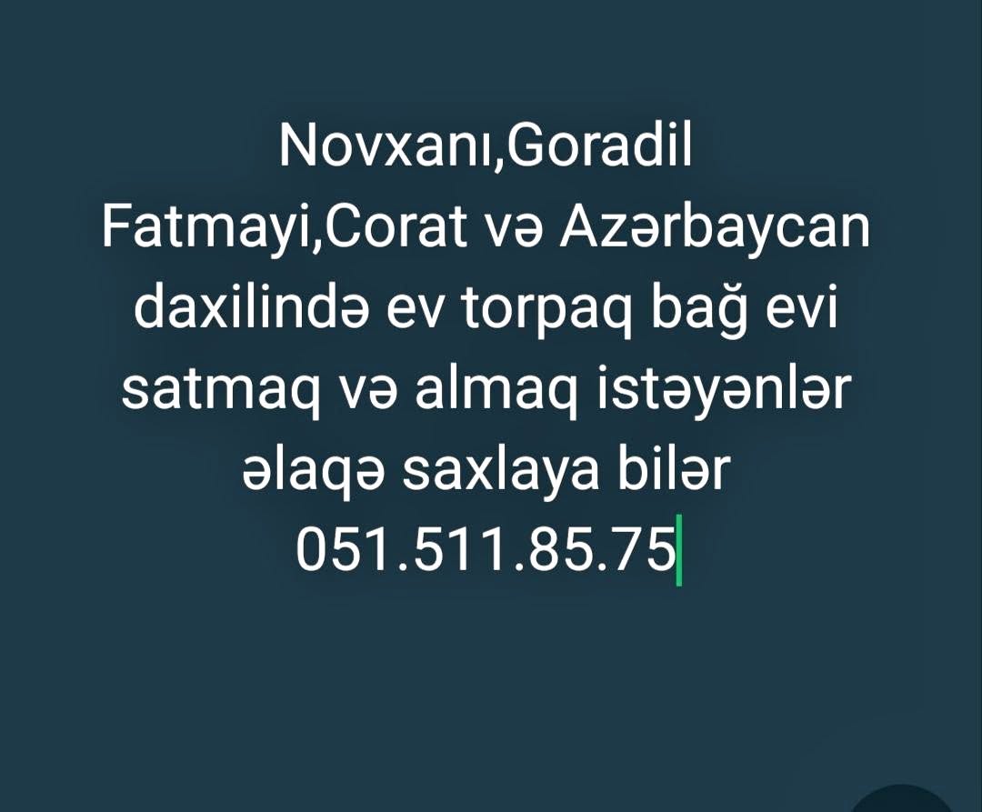 Mənzil satılır, Bakı