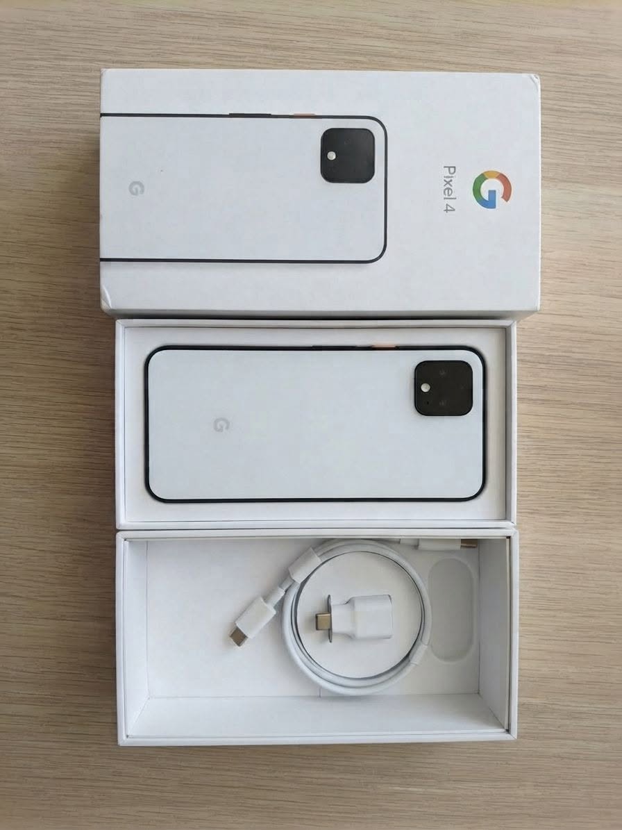 Pixel 4/ ყუთით, სულ ახალი ,
